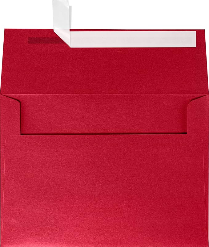 LUXPaper A7 Invitation Envelopes | Peel & Press | 5 1/4" x 7 1/4" | Jupiter Metallic | 80lb. Text | 500 Qty