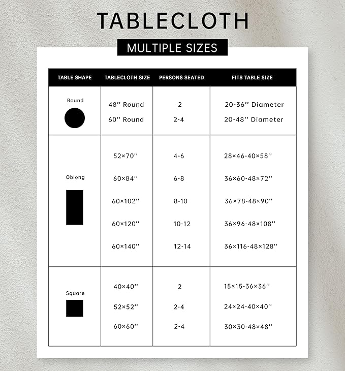 YiHomer Pastoral Round Tablecloth - 60 Inch Dia. - Beige Linen Table Cloth - Washable Table Cover with Dust-Proof Wrinkle Resistant for Restaurant, Picnic, Bistro, Indoor and Outdoor Dining, Gardenia