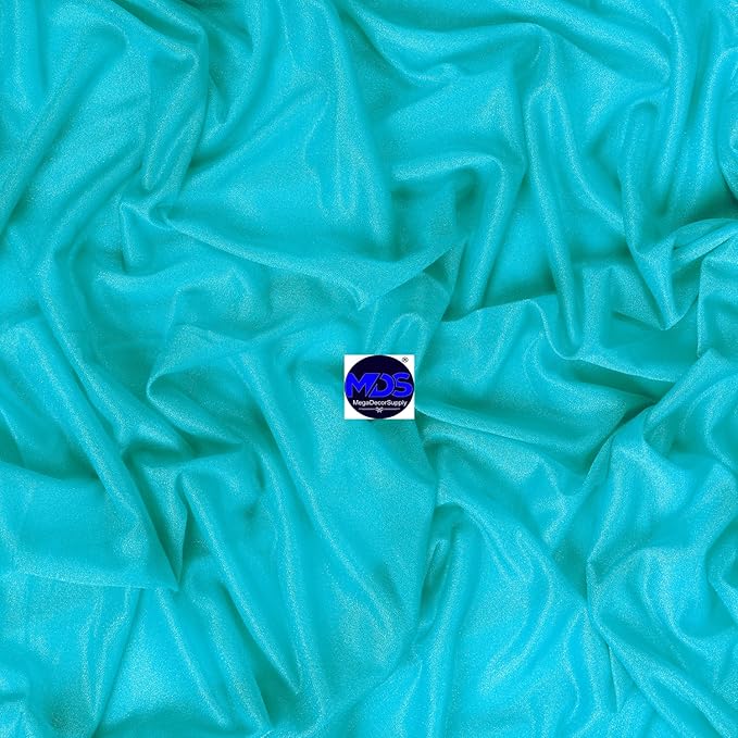 MDS Halloween Chiffon Table Runner - 15 Pack, 29 x 170 Inches, 14ft Each - Sheer Spooky Table Runners for Haunted House Parties, Trick-or-Treat Tables, Witchy Décor, Wedding & Events - Peacock Blue