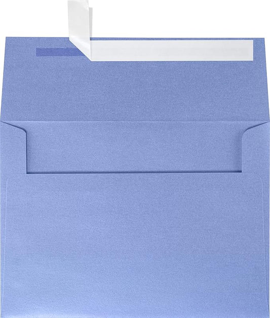 LUXPaper A7 Invitation Envelopes | Peel & Press | 5 1/4" x 7 1/4" | Vista Metallic | 80lb. Text | 250 Qty