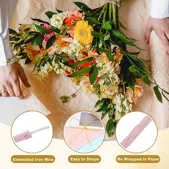 uxcell 164 Feet Floral Wire, 1mm Vine Bind Wire for DIY Crafts Flower Bouquet Christmas Wreaths Purple