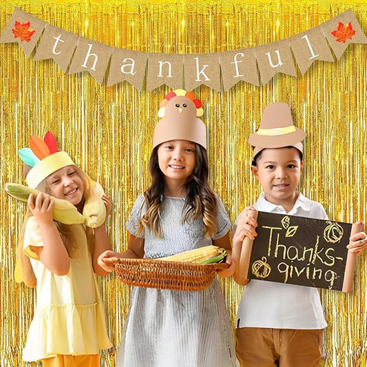 BRAVESHINE Gold Tinsel Foil Fringe Curtains - 2Pcs 3.2x8.2ft Holidays Photo Backdrop for Men 60th Birthdays/Bridal Wedding/Engagement/Anniversary/Hawaiian/Luau/Christmas/New Years Party Decorations