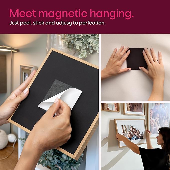 Mixtiles Official - Custom Photo Tiles - Personalized Printed Photos - Magnetic Wall Frames - Adhesive Sticker, No Nails - Various Sizes and Frames - XL-Portrait-set-Tile - Clean Frame