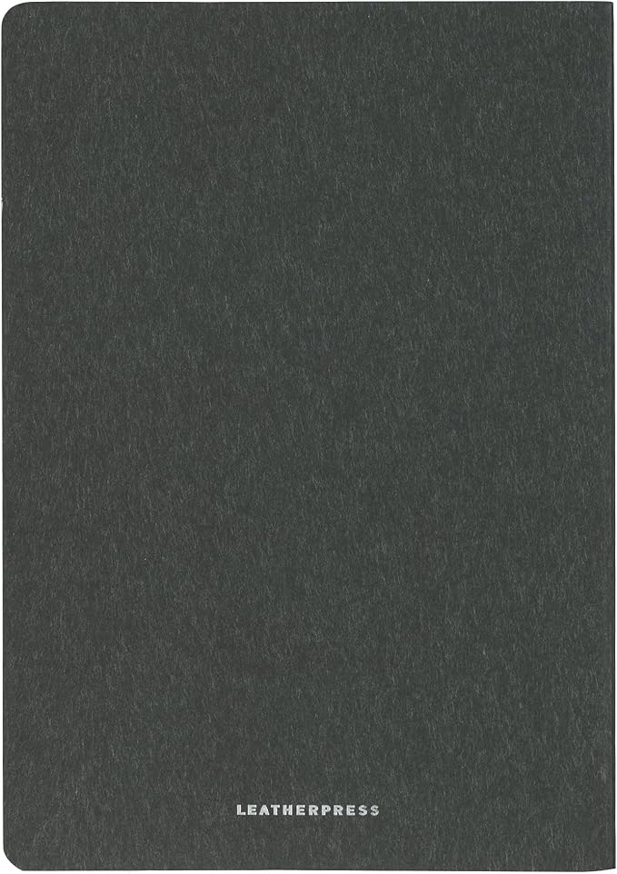 Luxury Leather Refillable Journal/Writing Notebook for Men & Women, Reusable Full-grain Leather Cover, 120gsm Thick Paper, Blank, Dotted, Lined Refills