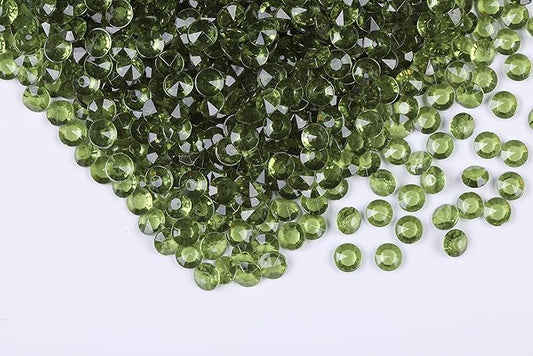 2000pcs Platic Acrylic Gems Fake Acrylic Diamonds Vase filler Beads Faux Diamond Crystals Jewels For Makeup brushes holder Table Scatter Confetti Party Arts Crafts Birthday Wedding Decor