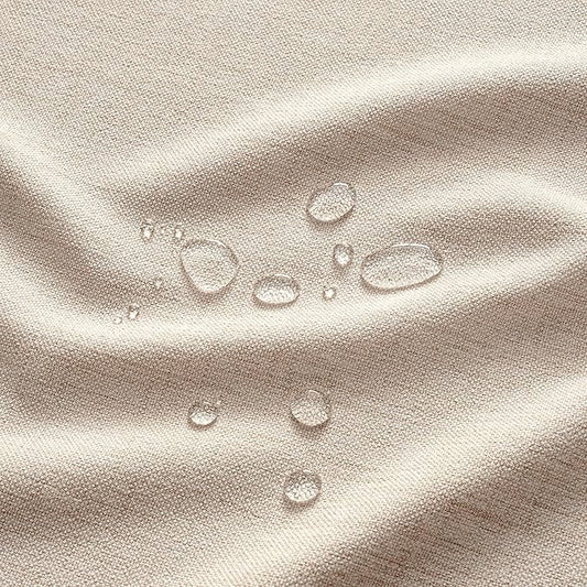 MIULEE Ivory Linen Tablecloth 60x84 Inch Rectangle Table Cloth Waterproof,Stain Resistant & Wrinkle Resistant for Dining Party Wedding