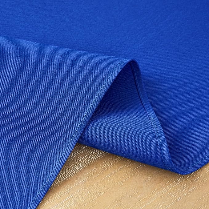 2 Pack Blue Small Short Table Runner 12 x 48 Inch Solid Color Runners Coffee Table Dresser for Daily Party Home Decoration