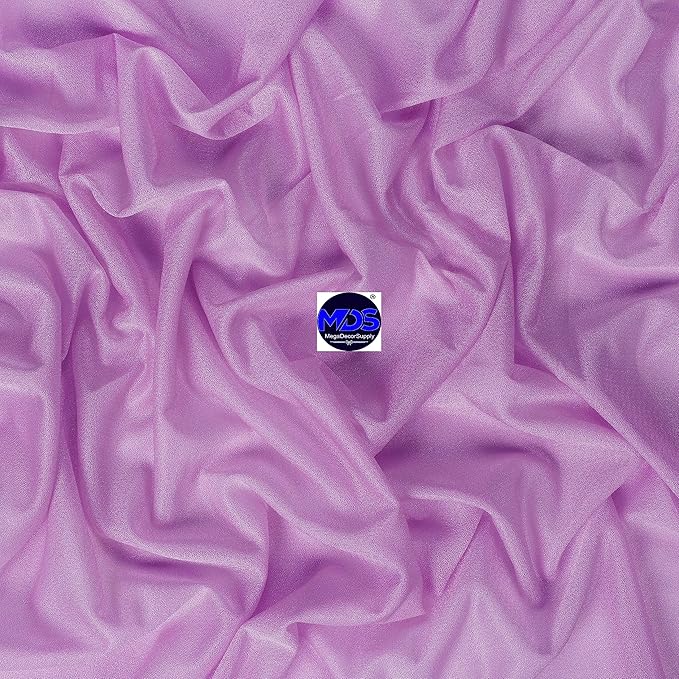 MDS Halloween Chiffon Draping Fabric - 1 Panel, 30" Wide x 40ft Long - Sheer Spooky Arbor & Canopy Drapery for Haunted House Backdrops, Party Ceilings, DIY Costumes & Themed Events - Orchid